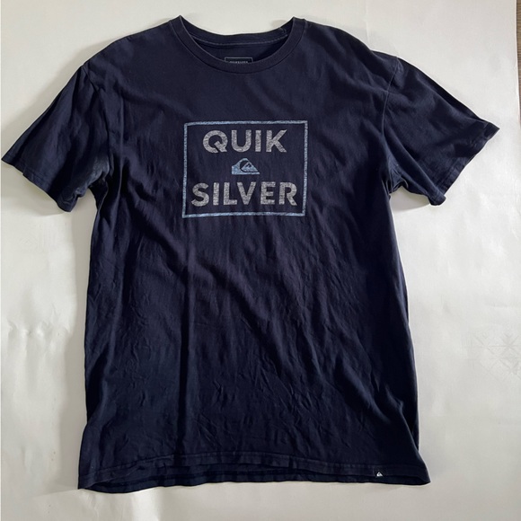 Quiksilver - Navy Classic Tee - Large - Picture 1 of 3